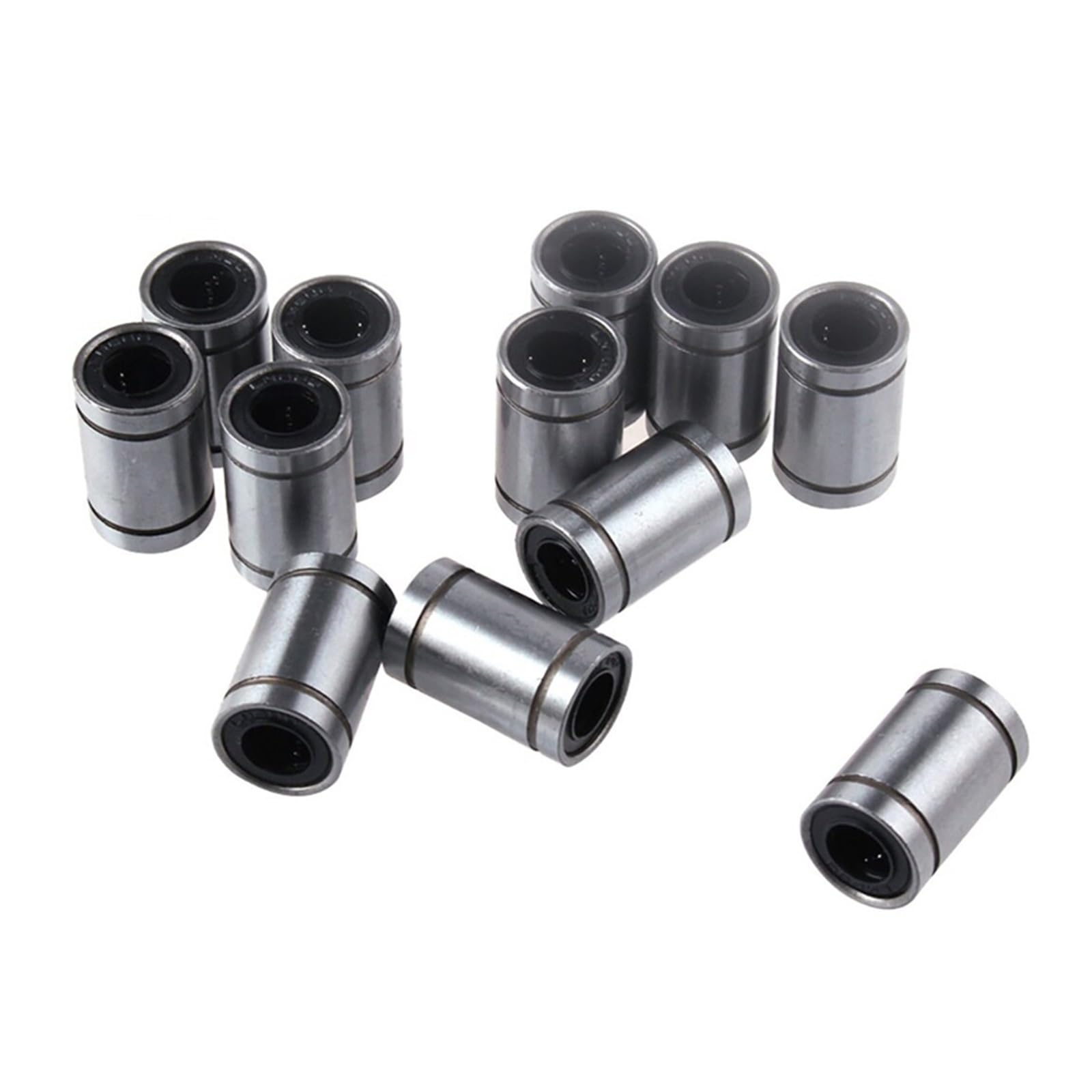 Lot de 12 bagues linéaires LM8UU, LM6UU, LM10UU, LM16UU et LM12UU de 8 mm for imprimantes 3D, tiges et paliers linéaires.(LM12UU)