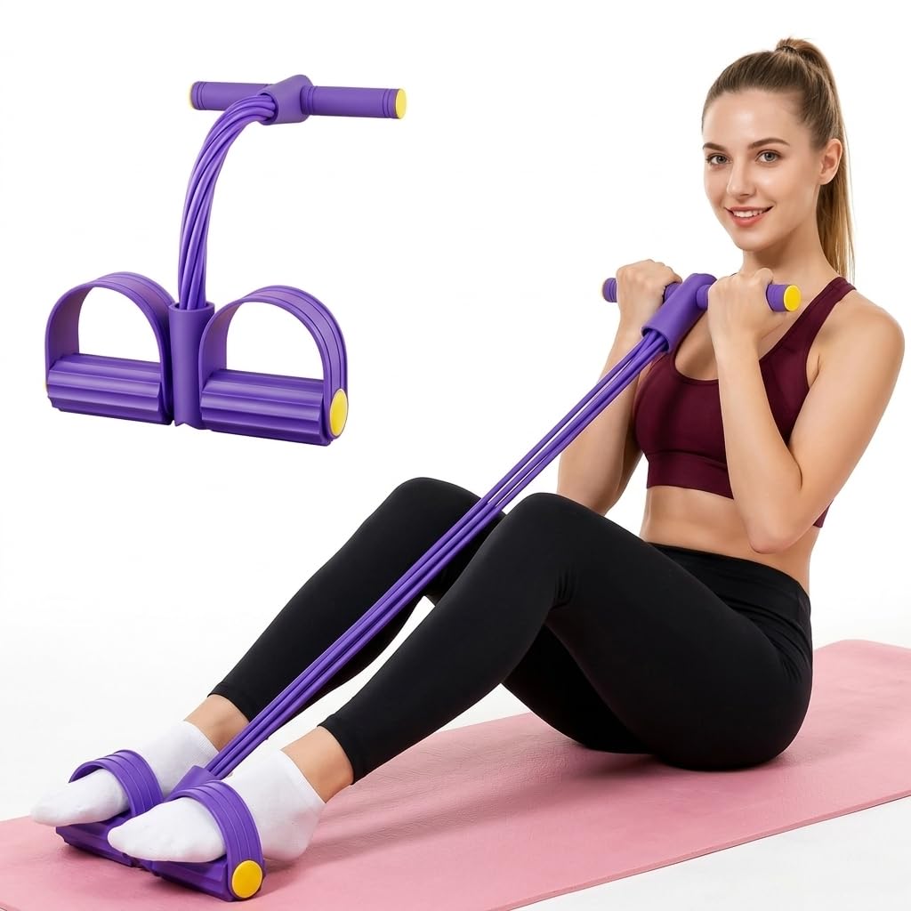 YQQKRCB Multifunctional Resistance Bands with Handles and