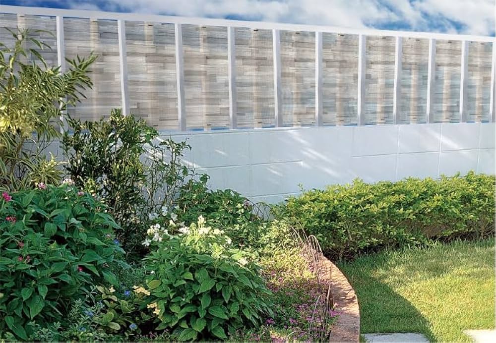 Amazon | 明和グラビア バルコニー ベランダ 目隠し 装飾シート