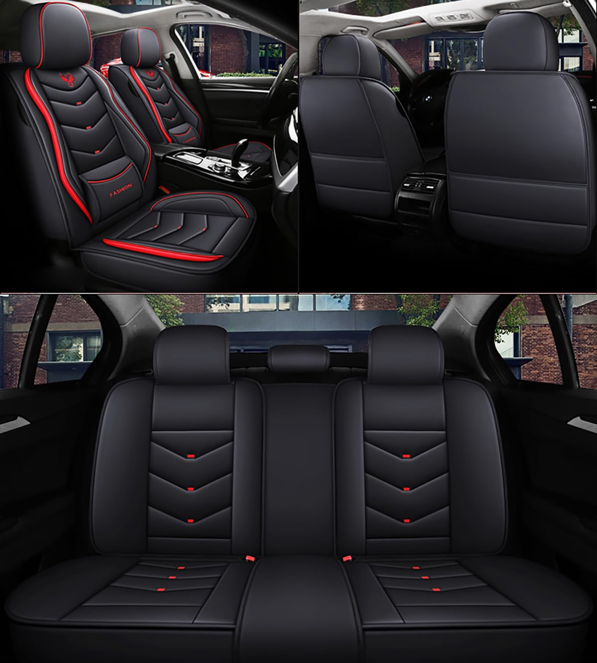 Car Seat Cover for Hyundai Santa Cruz 2022-2026 Waterproof and Dustproof Faux Leather Airbag Compatible Cushion Protectors Guards — view 2