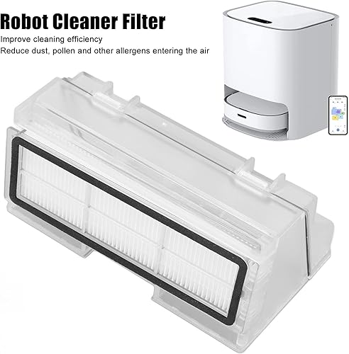 Miniatura 2 de AMONIDA Kit de caja de polvo limpiador robot Dreame Bin Accesorios Colector de polvo Reemplazo W10 para W10Pro Caja de basura Bote de basura