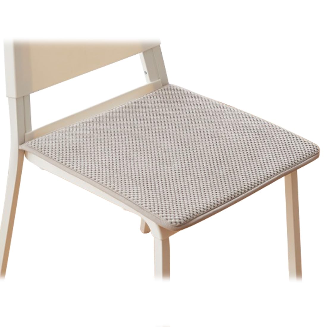 LSAfhDYG Corduroy|Comfort Sponges Filling Seat Pads Non-Slip Bottom(Light Gray,50x50cm)