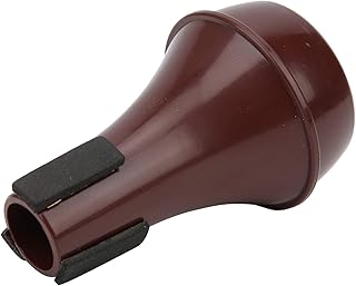 Trumpet Straight Mute, Mini Semi-Closed Lightweight Practical Trumpet Accessories for Trumpet Instrument for Trumpet Practice(Red wine)