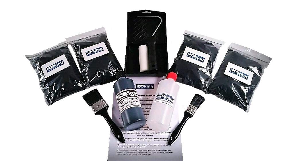 DIY Flocking KIT Bulk Over 4 SQM KIT Choose Any Colour from Our EXTENSIVE Range (FK100)