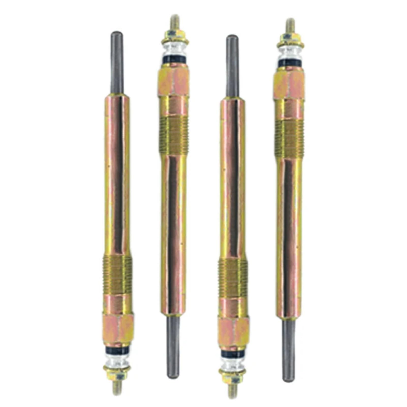 Bujía incandescente para Calentador diésel Compatible con Isuzu para Motor Elf 150 250 350 4JB1 4JG1 4JG1T Kit de 4 bujías incandescentes 8-94175158-0 8941751580
