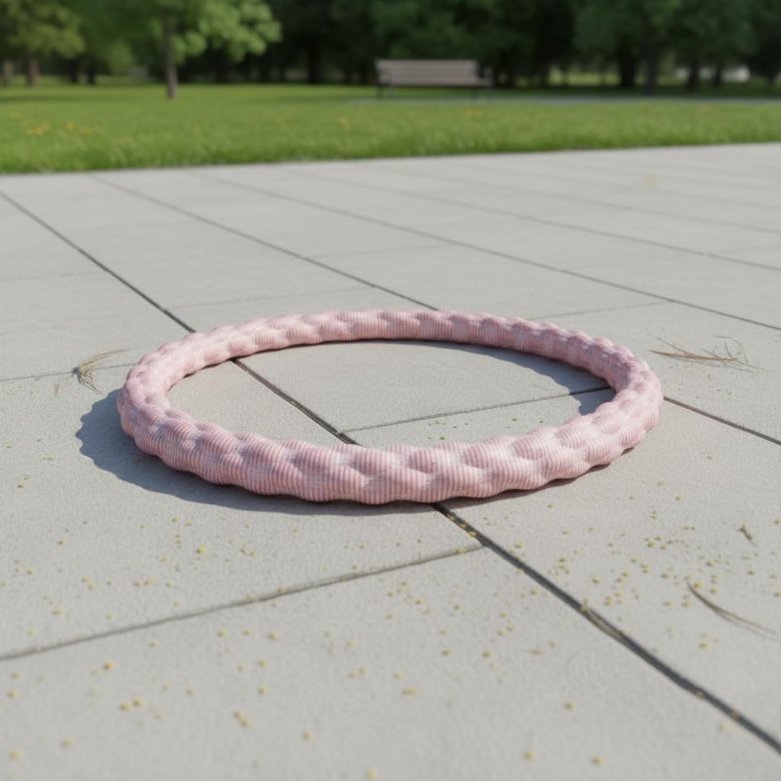 Donna Esercizio Anello Morbido Pesato per Allenamento Della Vita con Tessuto Ice Bean E Molla in Lega Adatto a Esercizi di Fitness Domestico E Routine Giornaliera