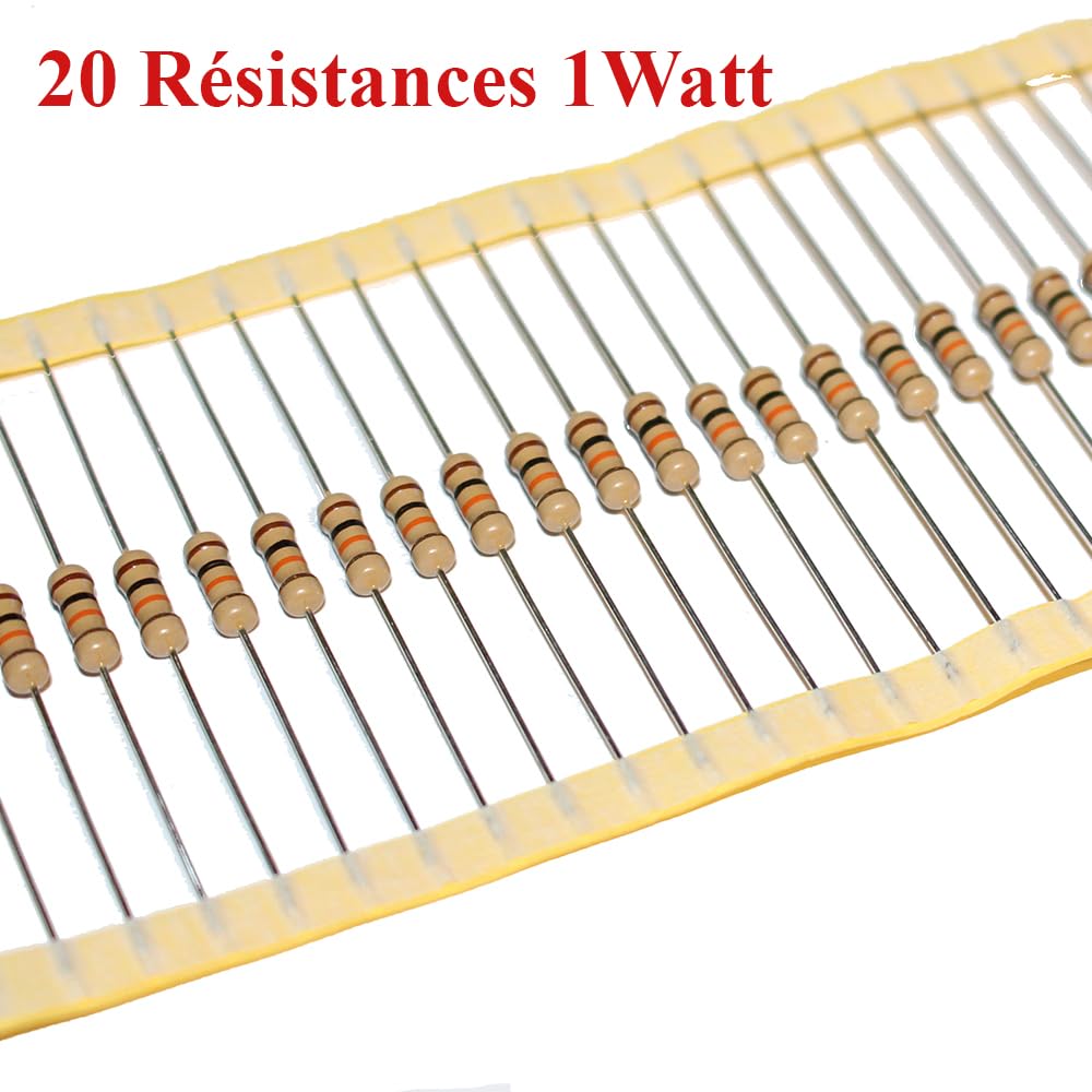 10 PEZZI DI RESISTENZE STRATO CARBONE 10 KOhm 2W 2 WATT 5% RESISTEN - Foto 5