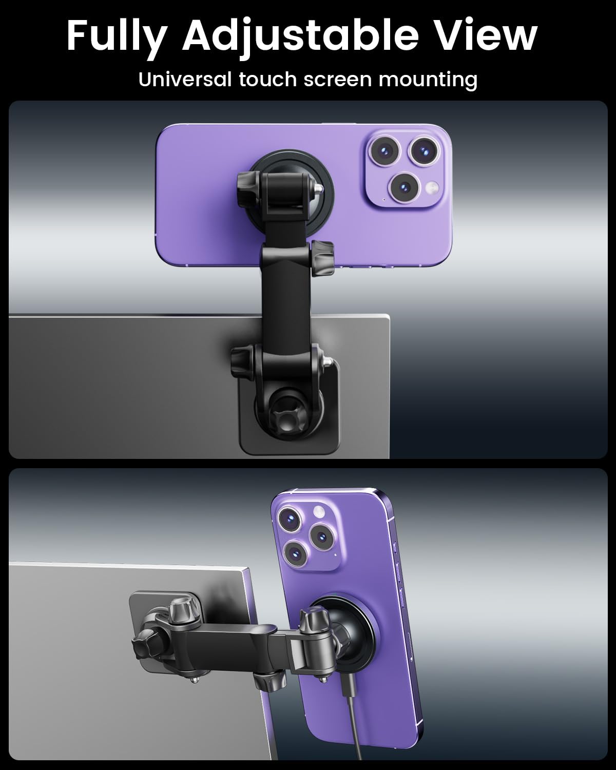 OHLPRO Magsafe Auto Halterung - 15W Ladefunktion Für IPhone 16/15/14/13/12 Serie