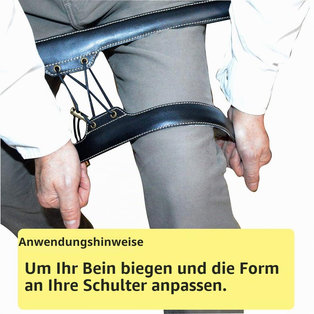 adorence Saxophon-Gurt–Handgefertigter, Stressfreier, Verlängerter Schultergurt für Saxophon, Tenor, Alt und Bariton - Schwarz