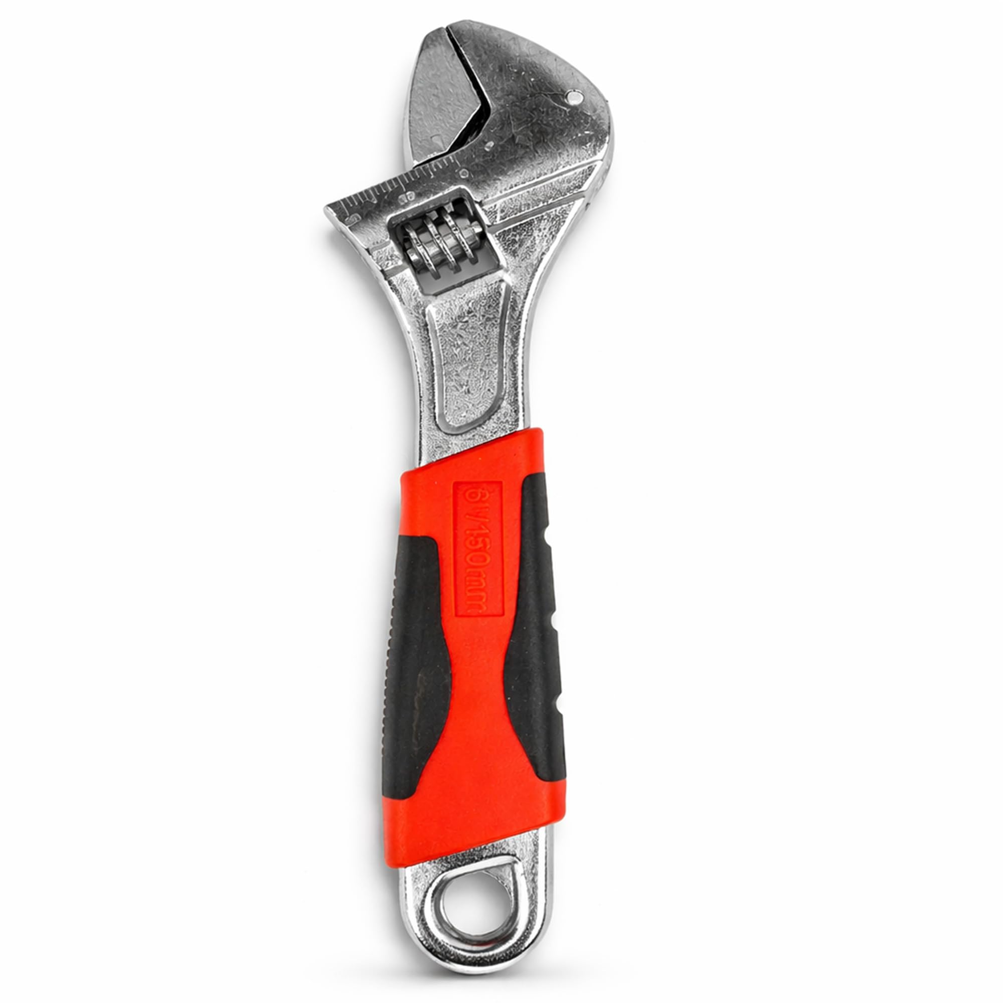 Navoys 6" Adjustable Wrench | 150mm Small Spanner with Non-Slip Handle, Drop Forged Steel Adjustable Jaw Tool for Nuts, Bolts, DIY, Plumbing, Home and Garage Use