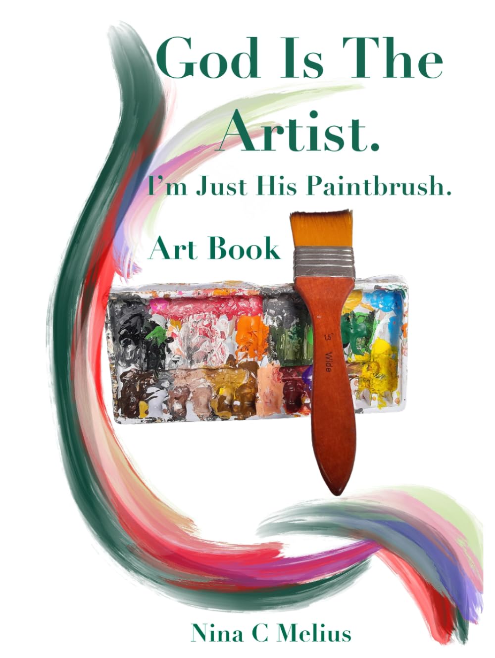 Art Book GOD IS THE ARTIST. I'M JUST HIS PAINT BRUSH! - Album d'art spirituel broché