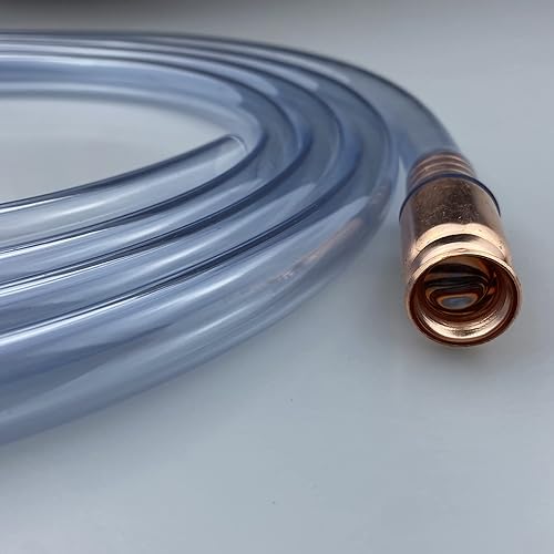 Miniatura 5 de Bomba de manguera de sifón, bomba manual de transferencia de combustible para gasolina, aceite de gas, combustible, petróleo, diésel, líquido, agua,