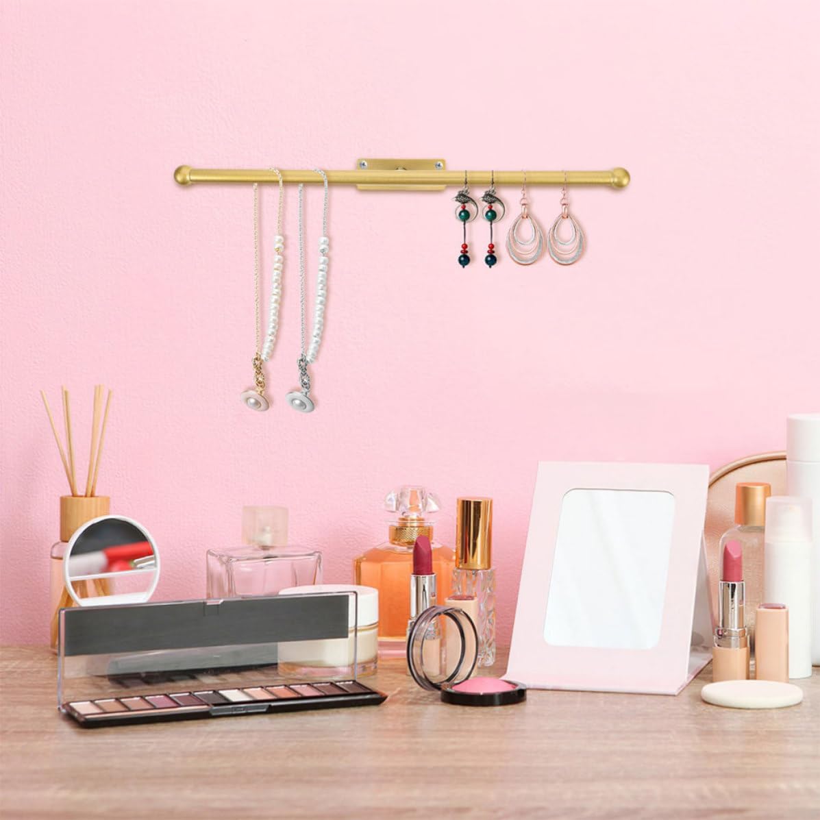 2pcs Wall Mounted Jewelry Organizer Iron Necklace Rack image 5