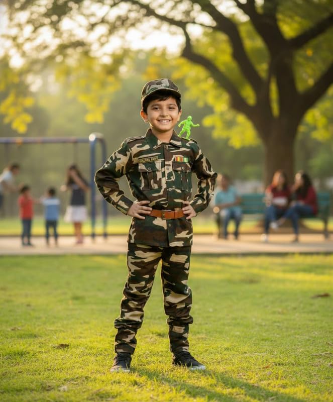 Image of FancyDressWale Community Helper & Career Role Play Costume for Fancy Dress Pilot, Navy, Army, astronaunt, Police Costumes