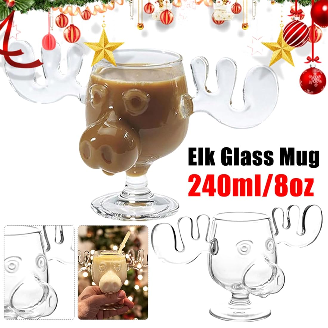 Verre Design Hivernal élégant 240ml