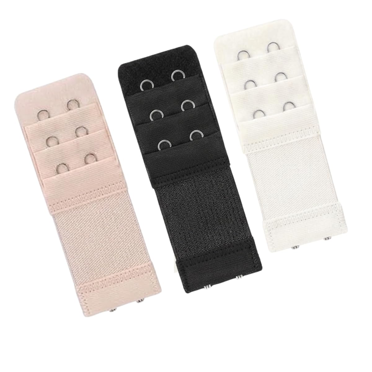 stylbase Women’s Bra Extenders 2 Hook & 3 Hook | Soft Stretch Bra Extension Strap | Comfortable Adjustable Bra Band Expander for Tight Bras, Pregnancy, Weight Gain & Daily Wear-picture-0