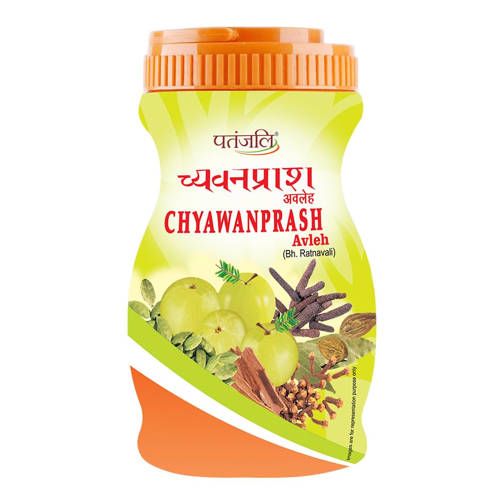 Patanjali Chyanwanprash 1kg with Ayurvedic Herbs, Immunity Booster