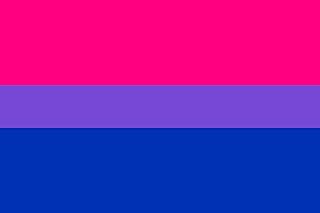REDSTAR Bisexual Flag - 5ft x 3ft Large Flag - 2 Eyelets - LGBT Pride Events - with Eyelets Pride Accessories Gay Pride Banner for Party Parades, Carnivals, Festival Decorations and Celebrations