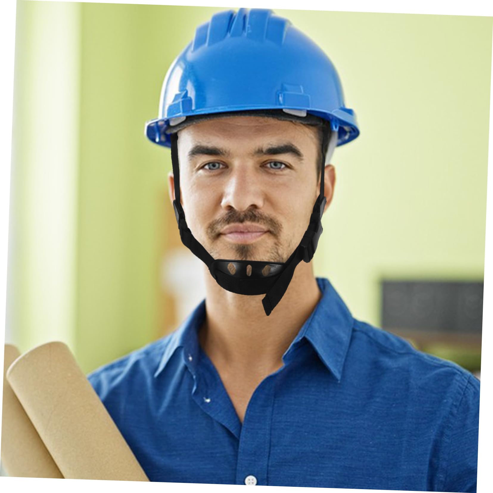 jojofuny Correa para Casco Certificado Sombrero de construcción no Chin Strap Correa de Barbilla Cinturones para Hombre Correa para la Barbilla del Casco Correa de Casco poliéster