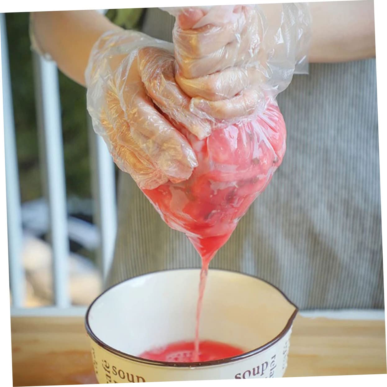 HOLIDYOYO 10pcs Reusable Nylon Filter Bags Drawstring Brew Bags for Wine and Kitchen Strainer