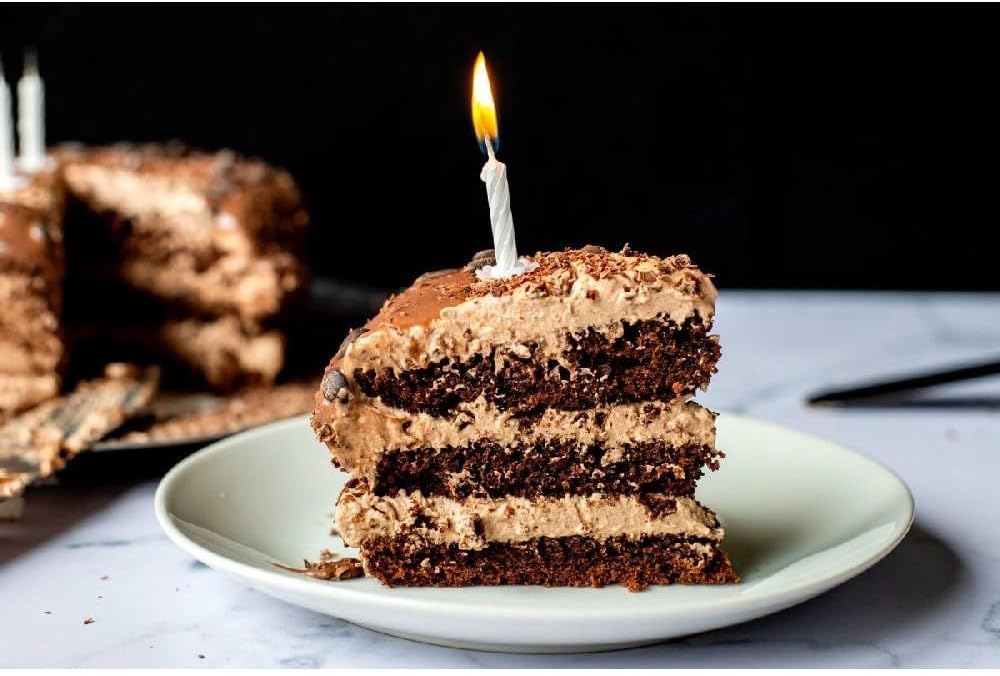 PARENCE - Lot de 24 Bougies d'Anniversaire avec 12 Accroches - Ajoutez une Touche Colorée à Vos Gâteaux