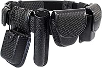 Vista 1 de Kit de cinturón de servicio para policía LytHarvest 8 en 1 con bolsillos, cinturón utilitario para aplicación de la ley