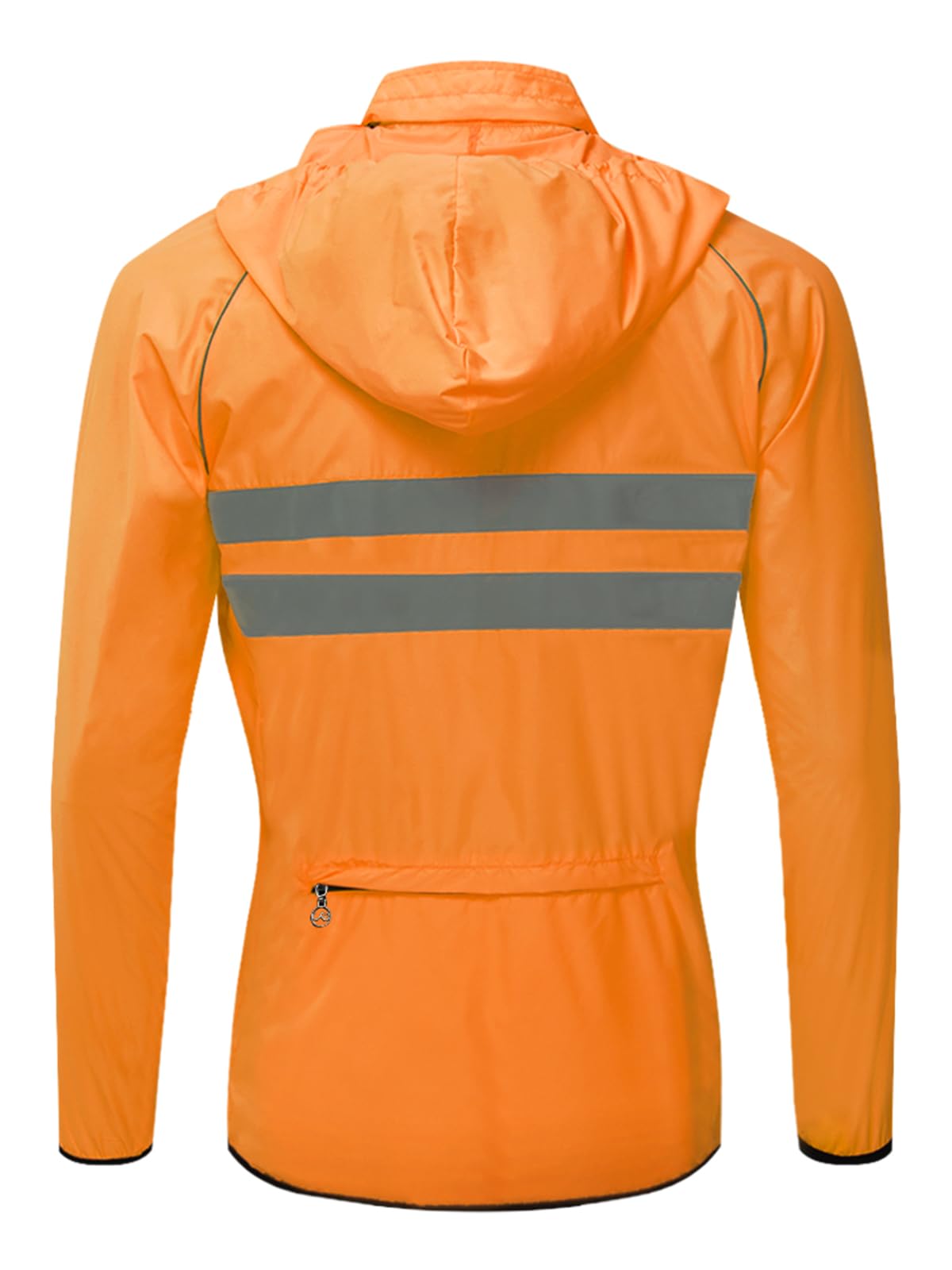 WOSAWE Chaleco de ciclismo para hombre ligero impermeable moto viento abrigo reflectante correr montañismo ropa deportiva