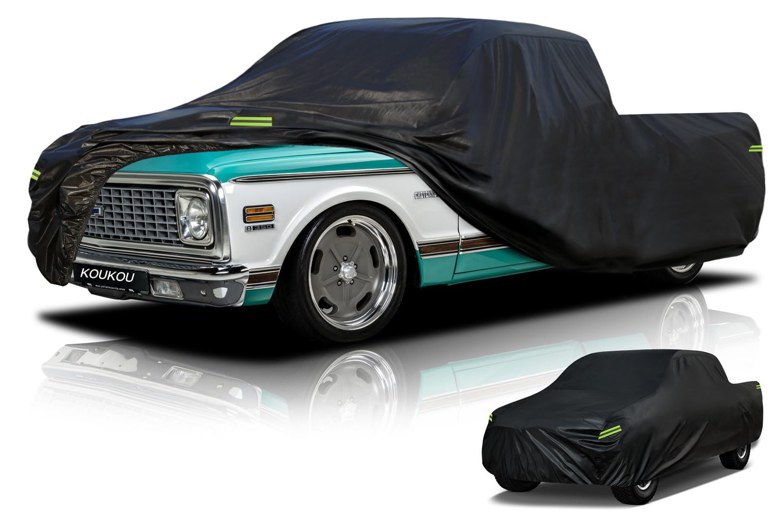 KouKou Waterproof Pickup Truck Cover All Weather, Fits up to 210 inches
