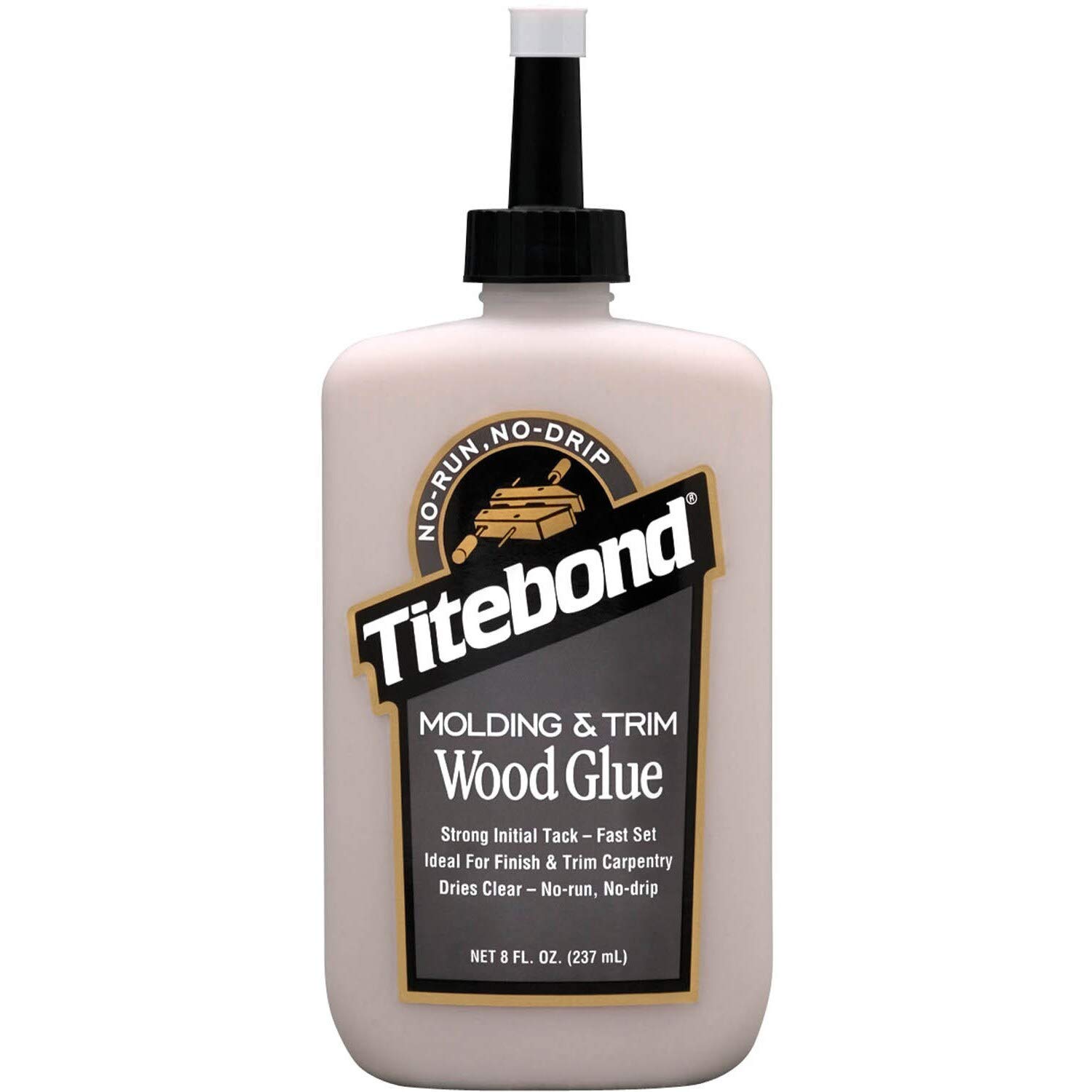 Titebond Quick & Thick vesipohjainen liima 237 ml - Kiinnittää monia eri materiaaleja