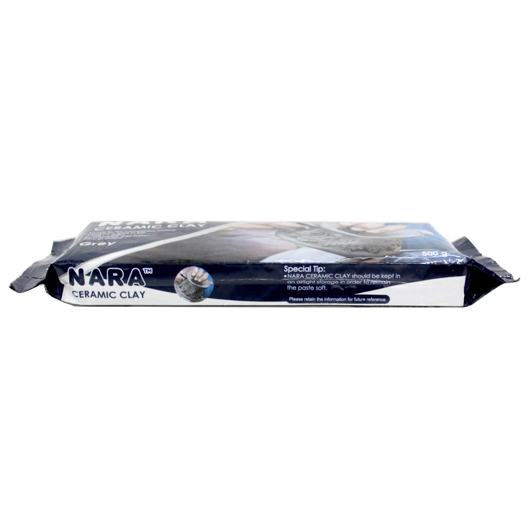NARA Ceramic Clay - Colour Grey - 500 GM 1