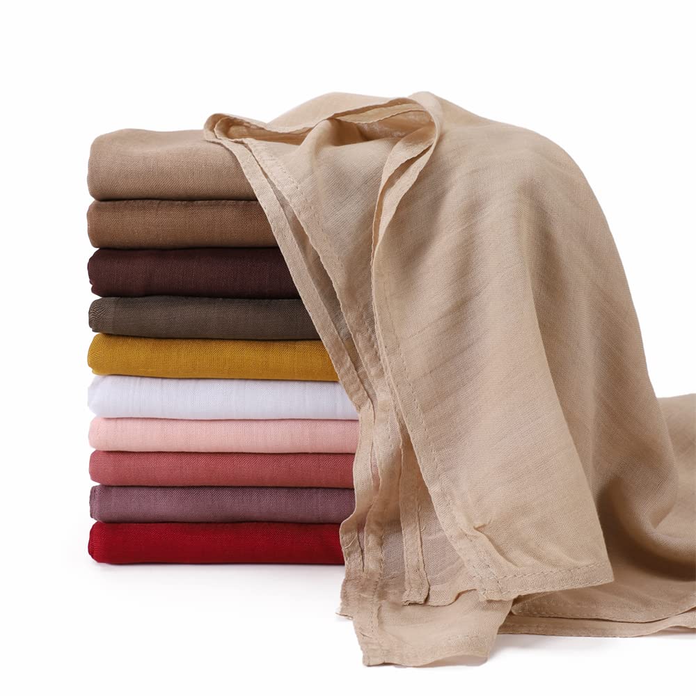 本日限定価格 新品 wtaps SCARF / COTTON Amazon.com: Large Square Scarf Cotton Scarf for Women Satin