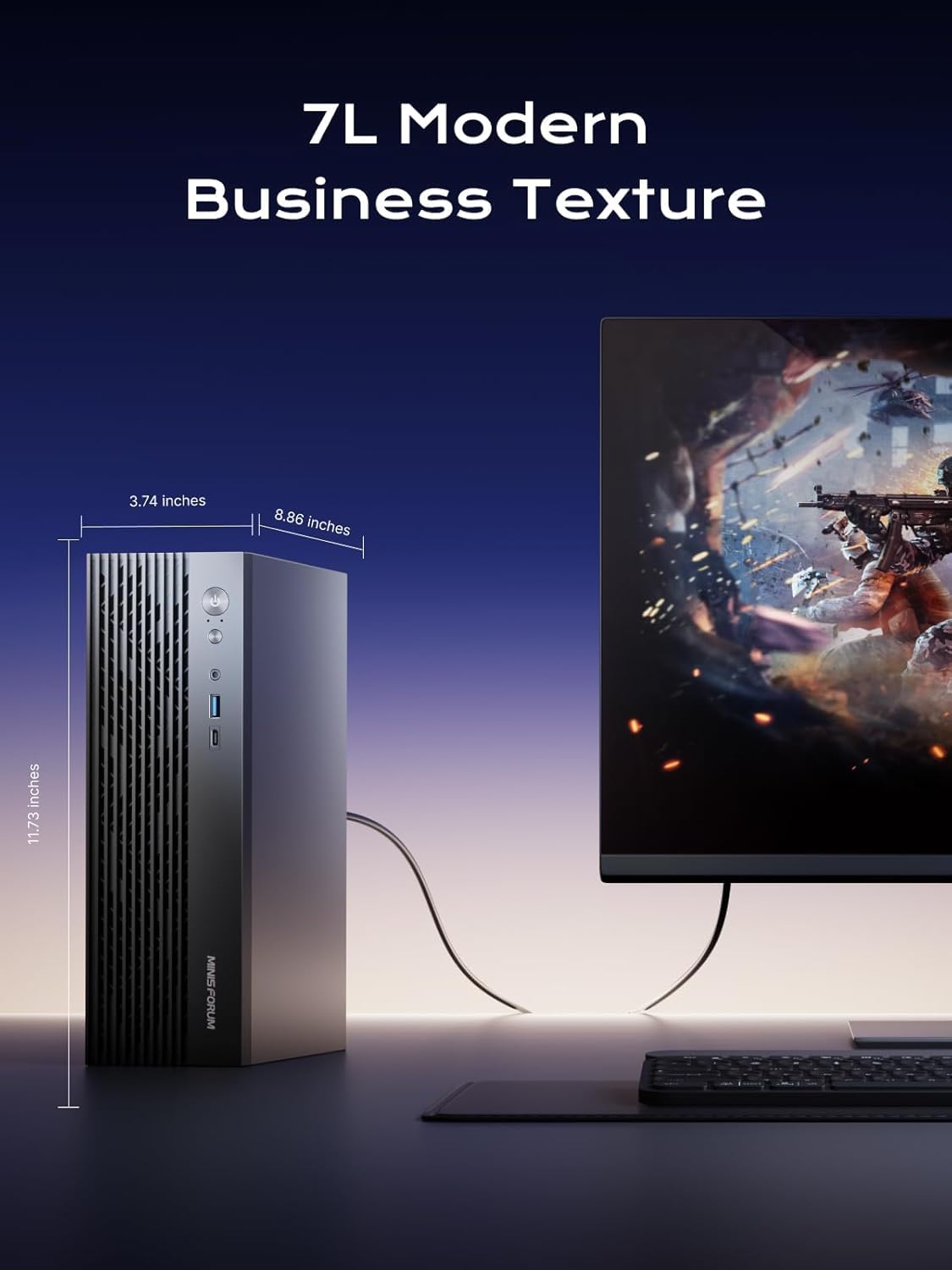 MINISFORUM 795S7 Mini ITX PC AMD Ryzen 9 7945HX (16C/32T, up to