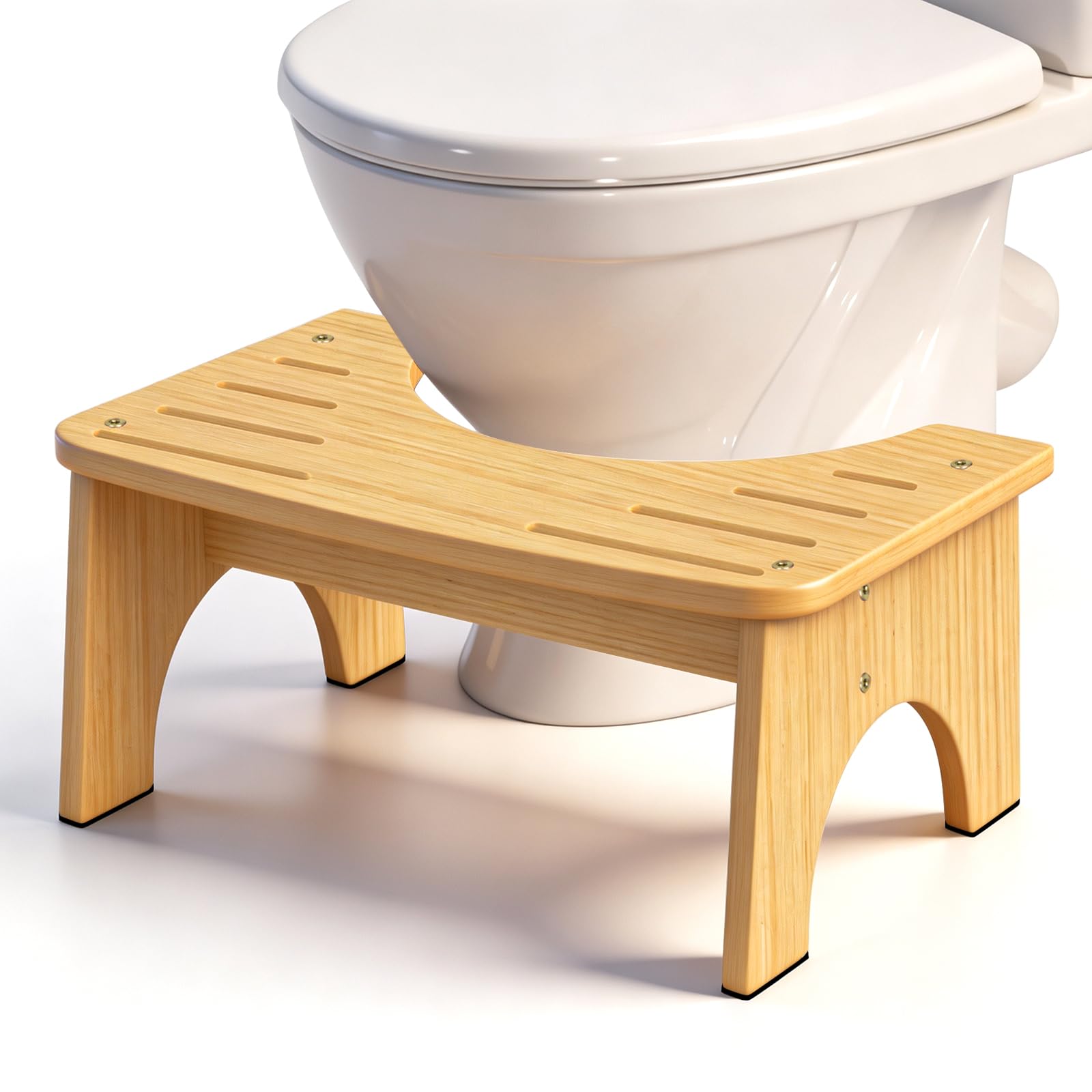 Foldable Toilet Stool - Bamboo Squatty Potty -13