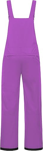 Miniatura 2 de CREATMO US Baberos de nieve para niñas, pantalones de esquí impermeables con aislamiento para invierno