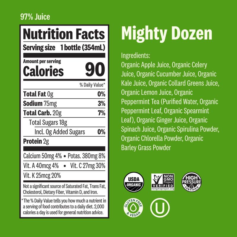 Image of Suja 3-Day Cold-Pressed Juice Cleanse, Organic, Fresh Pressed Juice with No Added Sugar, Supports Immune & Digestive Health, Plant-Based, Gluten-Free & Beginner Friendly (3 Day Cleanse)