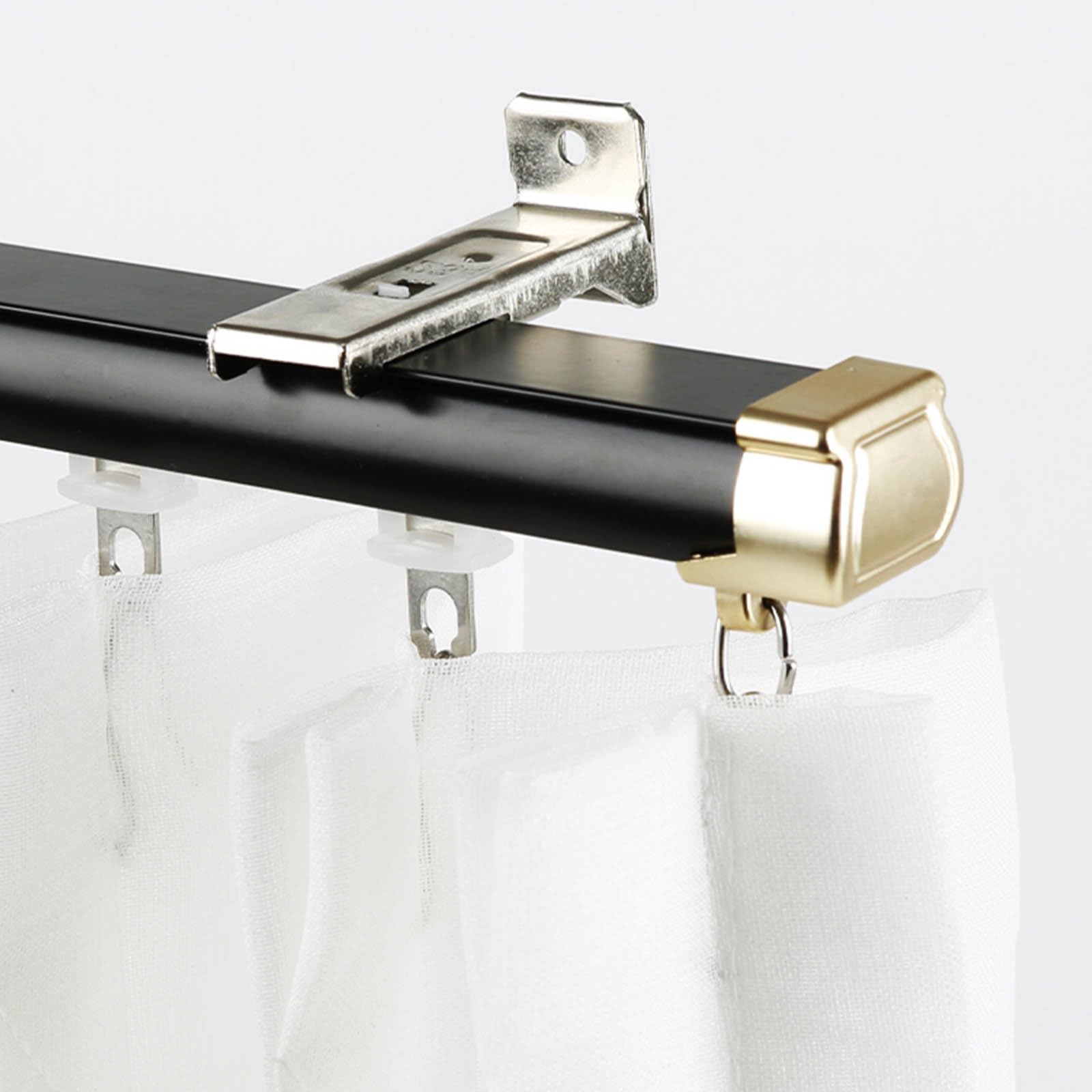 Aluminum Sliding Ceiling Rail Track - 3.26m Adjustable Wall & Ceiling Mount for Smooth Open/Close Curtains - Modern Home Decor Solution