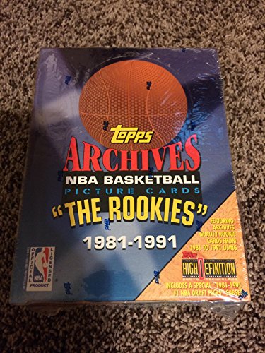 1993 Topps Archives Basketball The Rookies 1981-1991 Box of Card Packs
