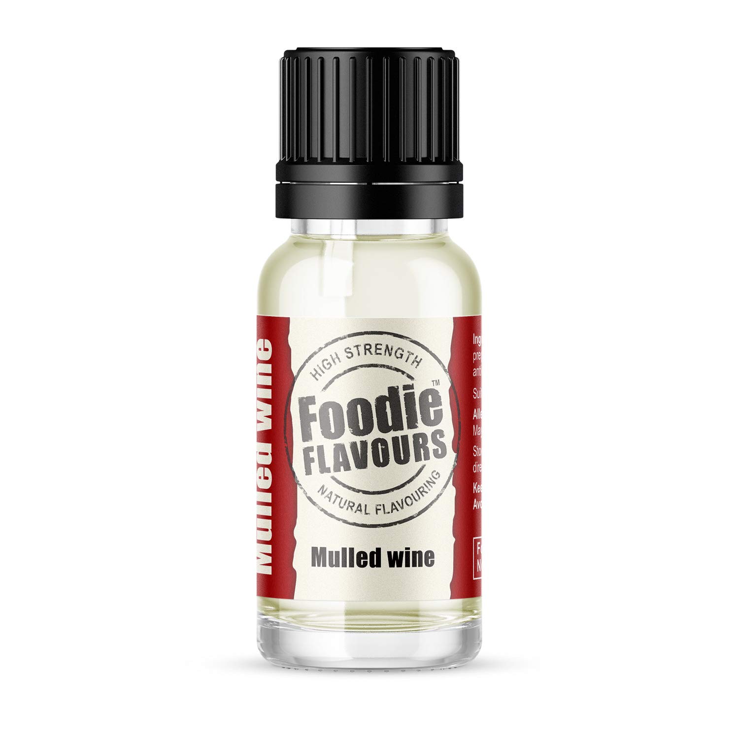 Natural Mulled Wine Flavouring, High Strength - 15ml
