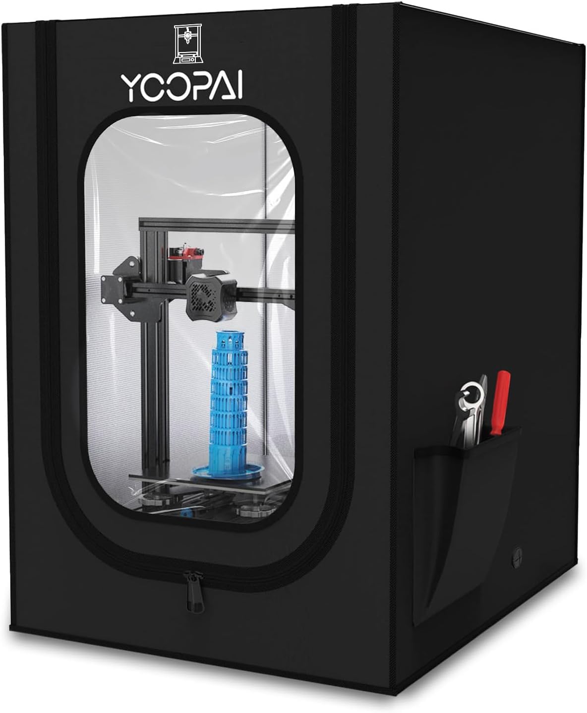 XMTECH 3D-Drucker Gehäuse – Konstante Temperatur, 49x61x72cm, Für Ender 3 & ähnliche