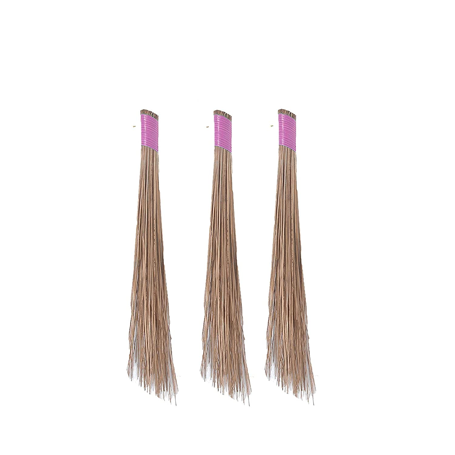 SAMALA Large size Broom Coconut Fiber stick for Wet Floor, Garden,Outdoor Cleaning Bathrooms Home Cleaning Pack of 3(Multi colour) (B09CMZ868P) Amazon Price History, Amazon Price Tracker
