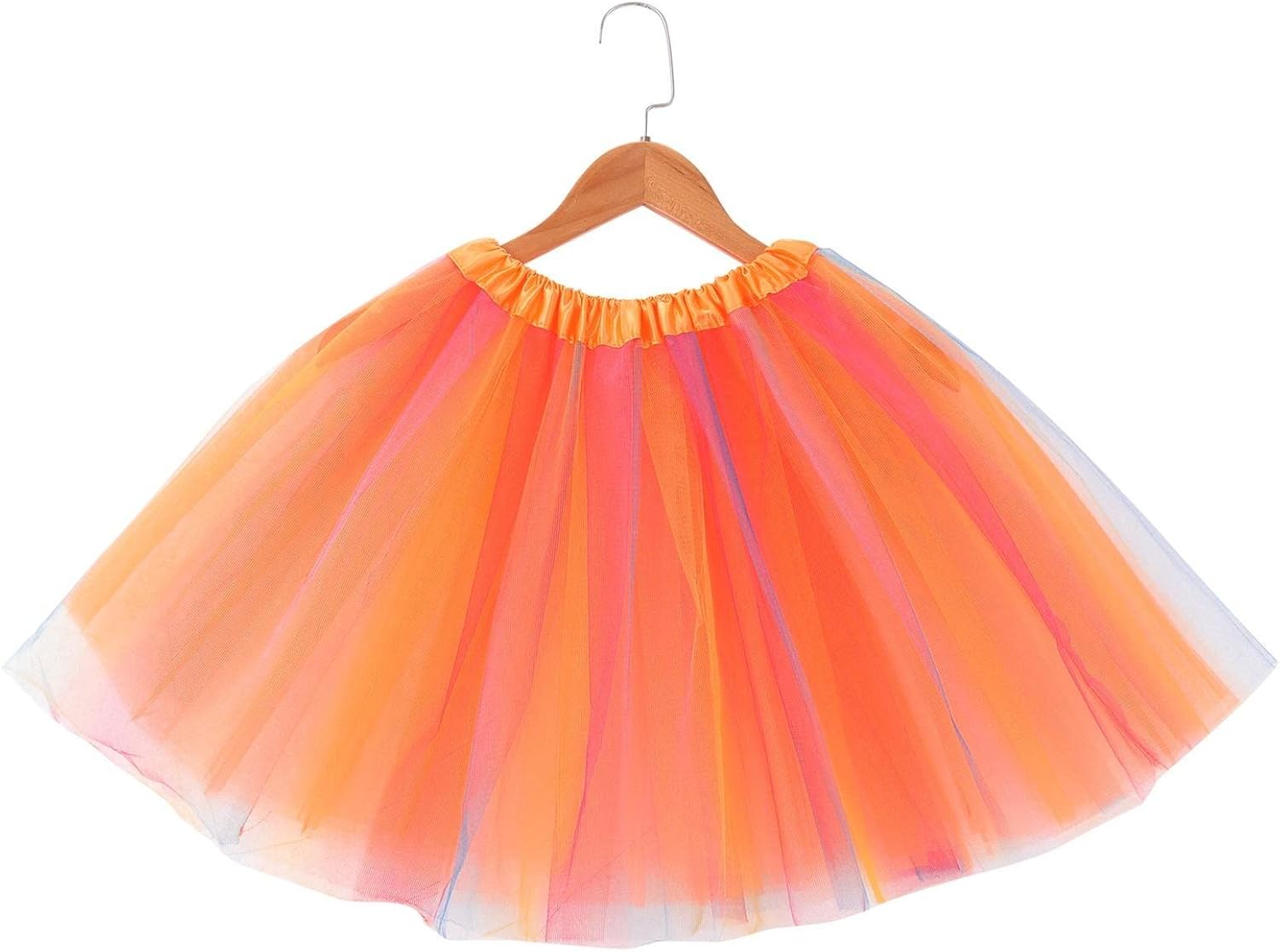 Gonna Halloween PLIKSUVER Gonna Tulle Donna Tutu Di Tulle Adulto Gonna Tutu In Tulle A Tre Strati Con Fodera Gonna In Tulle Anni Vintage Celebrazione Di Halloween Rock Party Festival (Bianco Tutu