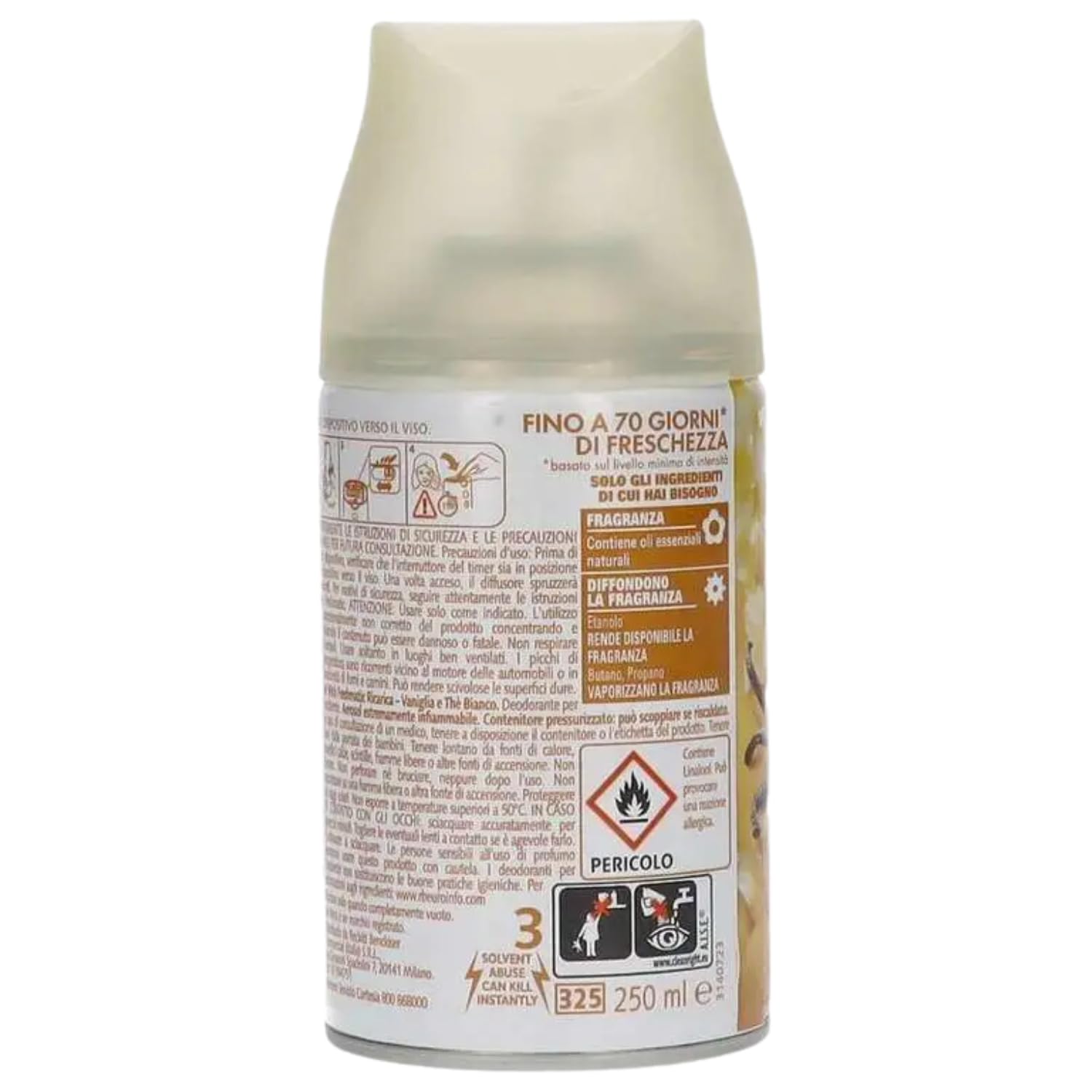 Ricarica diffusore automatico fragranza vaniglia – Compatibile con Air Wick Fresh Matic – Variazioni 4/8/12 Pezzi – 250ml (8)