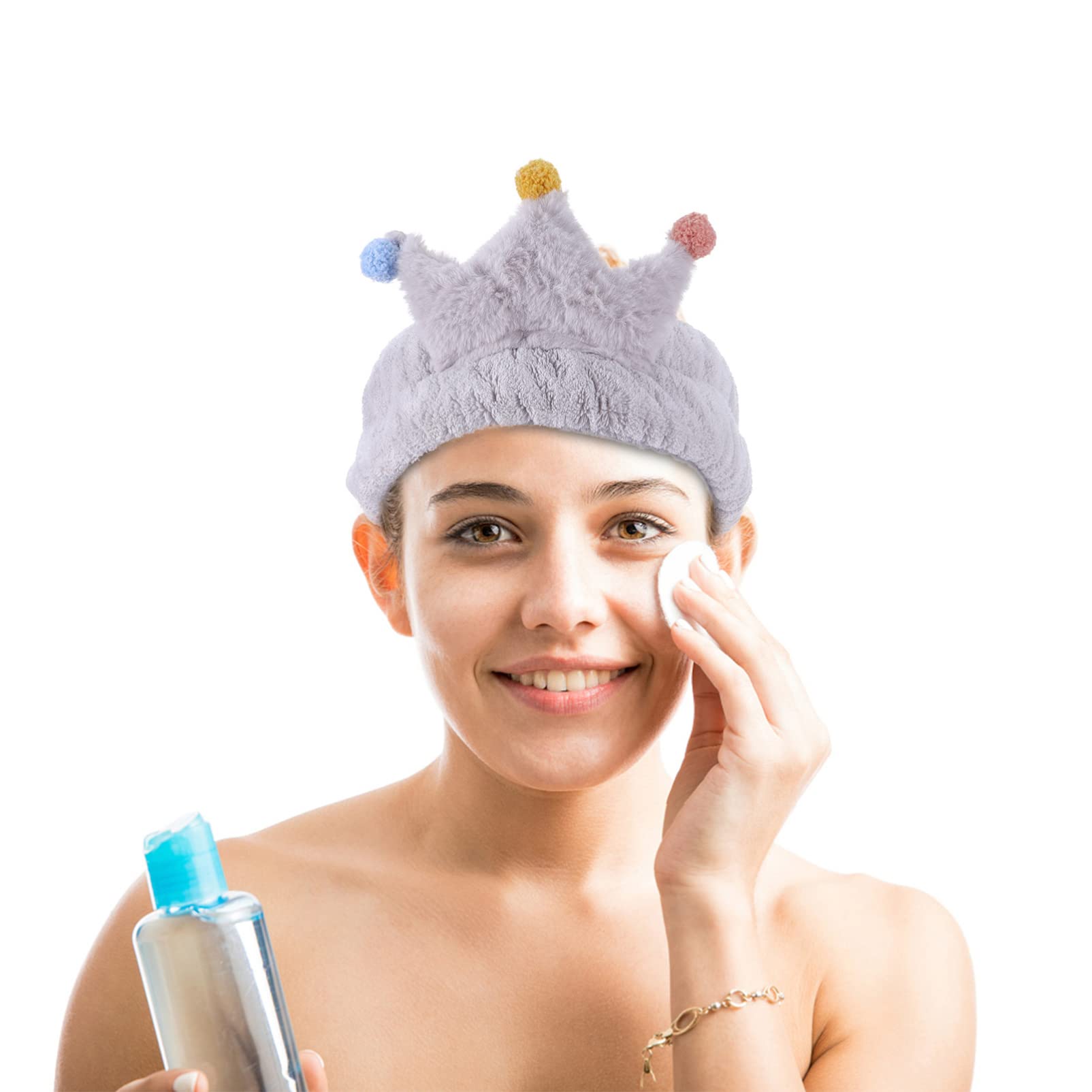 FOMIYES 9piezas Diademas De Coral Fleece Para Mujer Bandas Elásticas Para Maquillaje y Spa Accesorios Para Lavado Facial y Ducha Diseño Chic y Cómodo