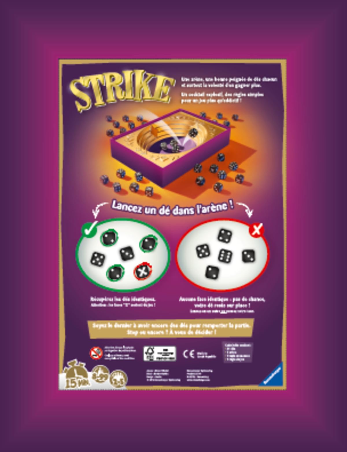 Amazon.co.jp: ストライク (Strike) ボードゲーム : おもちゃ