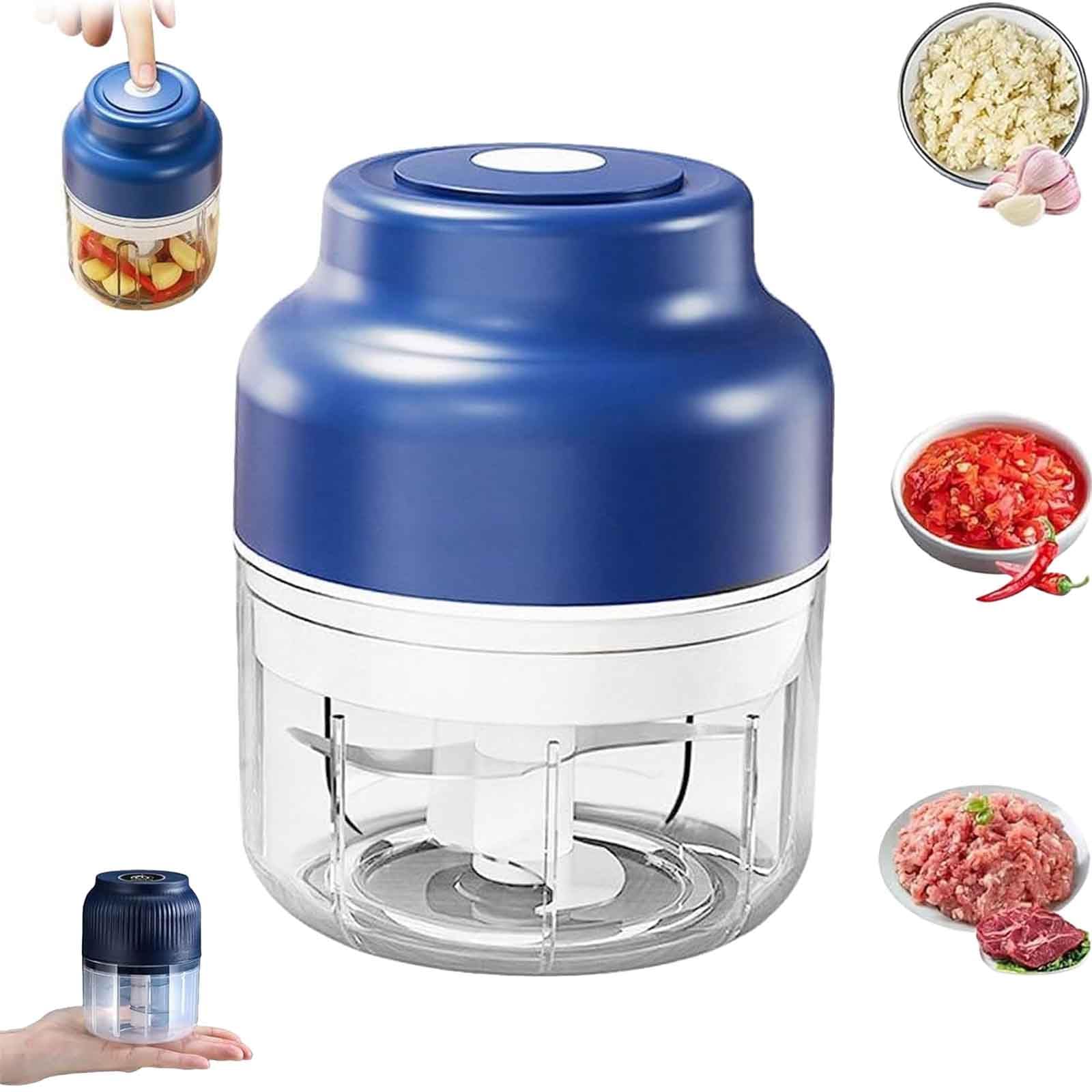 6-Blade Electric Garlic Chopper Mini