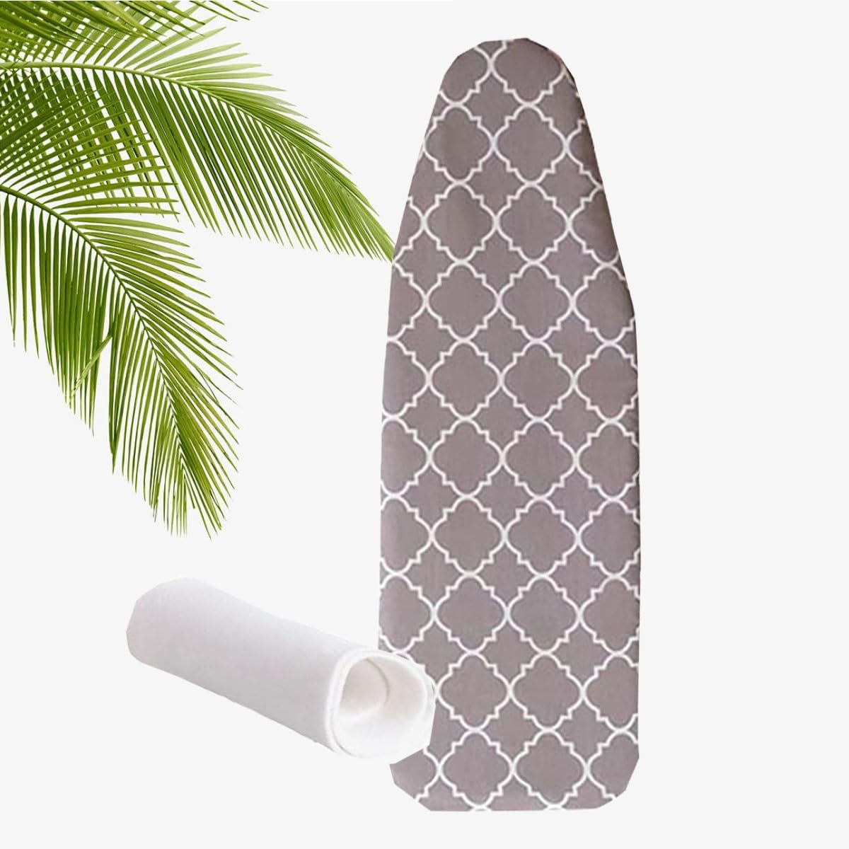 Lelico F Homes Ironing Board Covers With Thick Padding 92X33 97X33 110X35 122X38cm Ull Size Ironing Board Cover And Pad Ease O Use And Installation Cuts Ironing Time In Hal ( Color : Size : X-Large(120X