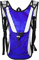 Mochila de Hidratação Esportiva 2 Litros com Refil Bolsa d'Água Impermeável para Corrida Ciclismo Trilha Caminhada Bike Leve Compacta com Tubo de Sucção e Compartimento para Acessórios