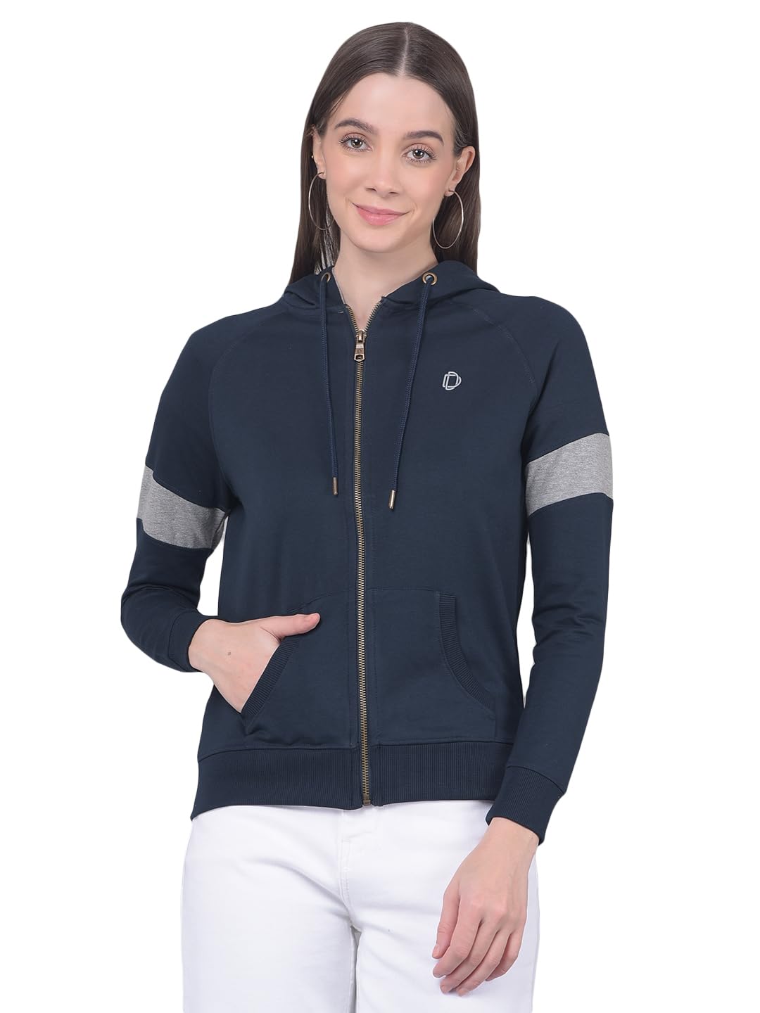 Men's Cotton Rich Fleece Hoodie with Full Zipper & Pockets-image-45