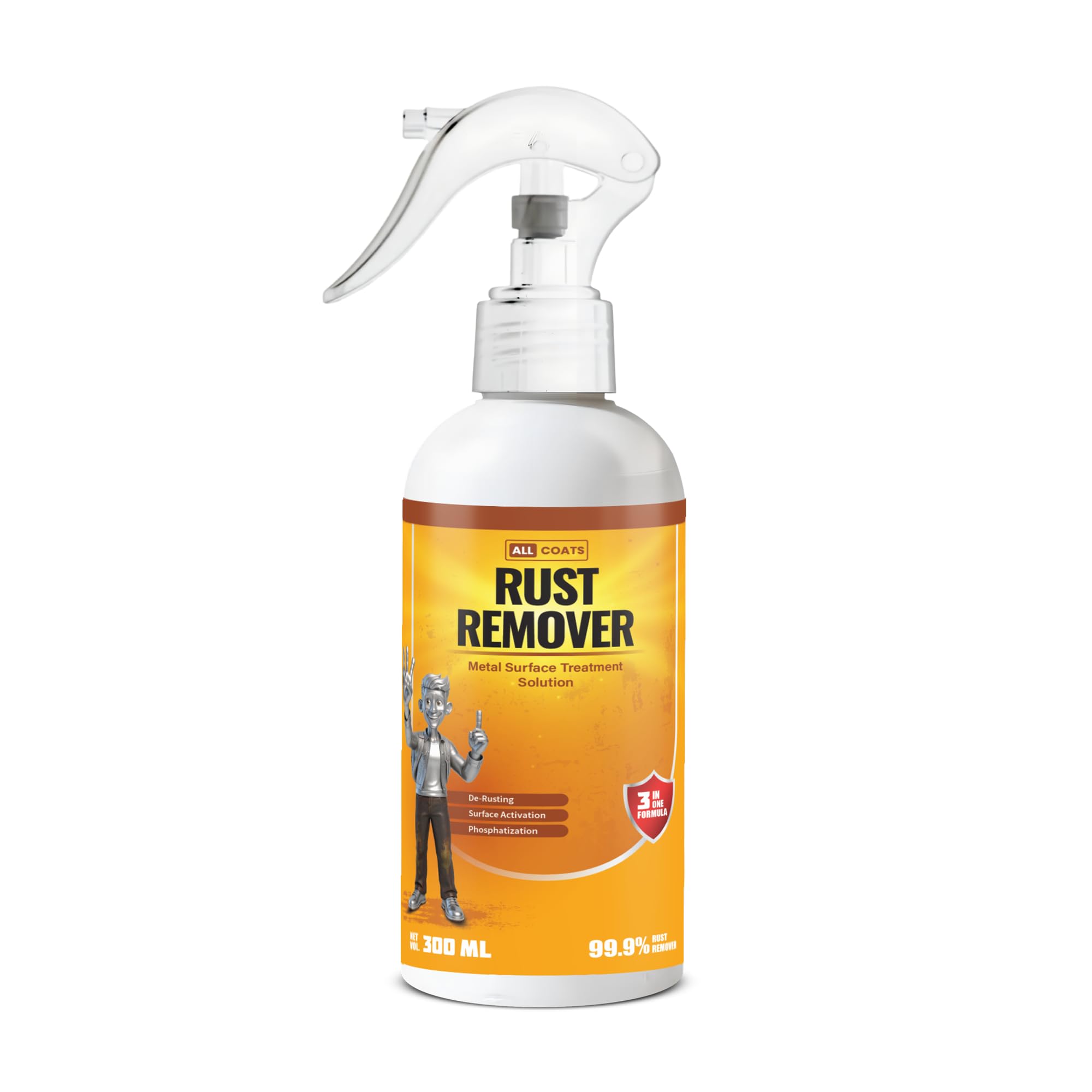 Rust Remover 300ml – De-Rusting & Phosphating Formula | Removes Heavy Rust, Activates Surface & Prepares Metal for Painting | for Home Improvement & Auto Maintenance-picture-52