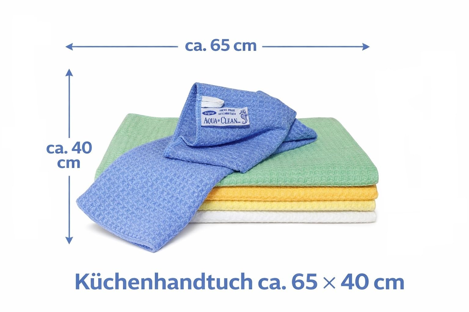 AQUA CLEAN Pique Microfaser Geschirrtuch 5er Set : Amazon.de: Kche,  Haushalt & Wohnen